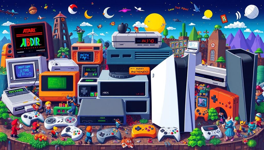 jogos-eletronicos-1024x585 A Evolução dos Videogames: Do Atari ao PlayStation 5
